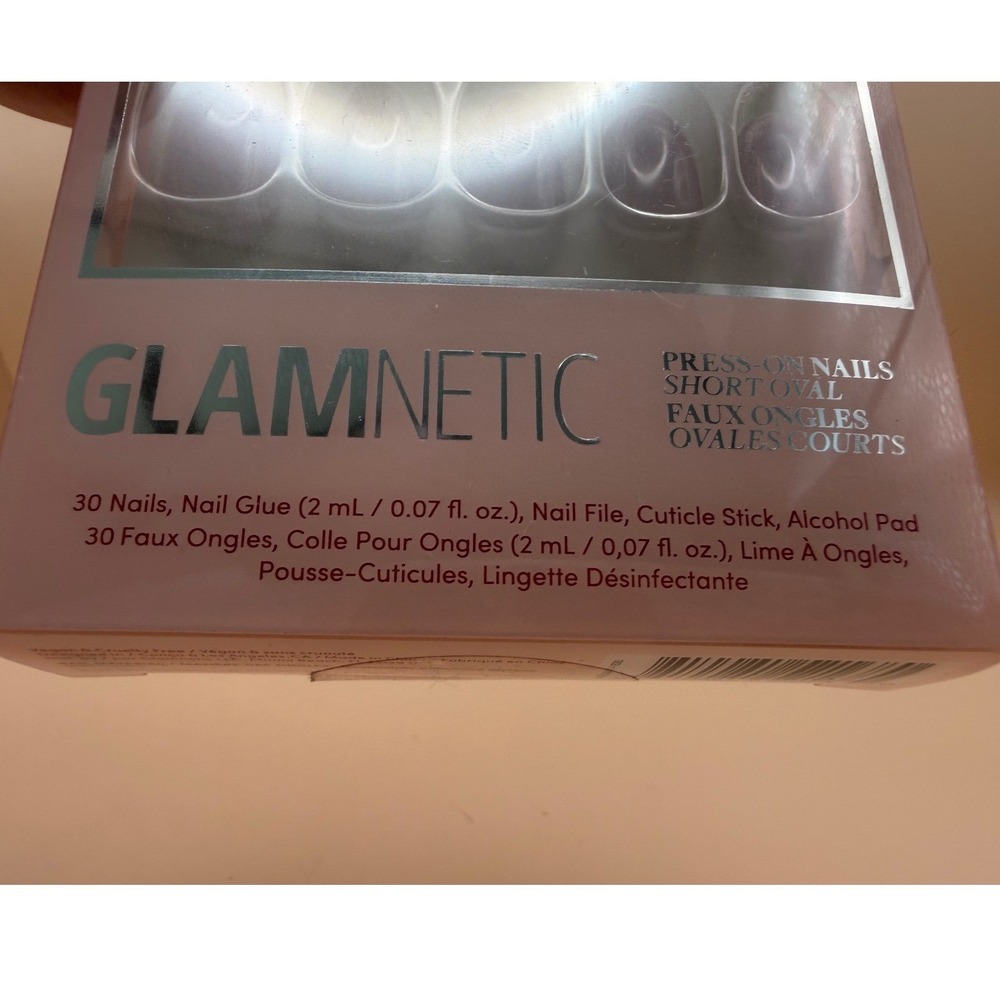 Glamnetic Fairy Dust Press On Nails Short Oval Cat Eye‎ Shimmer 30ct Kit NIB - Picture 4 of 5